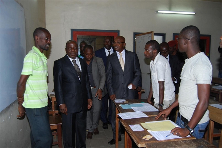 Examens de fin d’année / Début des épreuves écrites dans l’enseignement technique et la formation professionnelle – Le Ministre Flindé Albert : ‘’Tout se déroule comme nous l’avons souhaité‘’